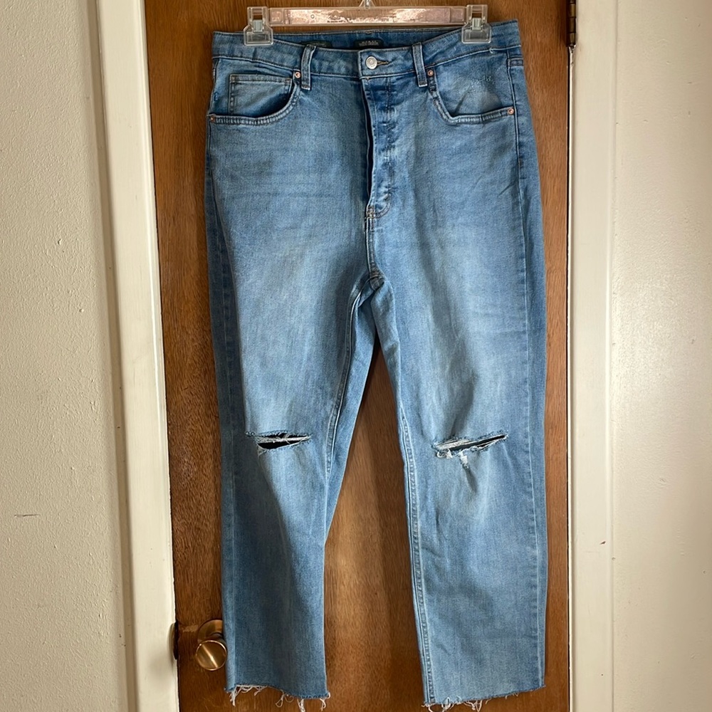 Wild Fable Highest Rise Slim Straight Jeans Sz 14 Mom Jeans